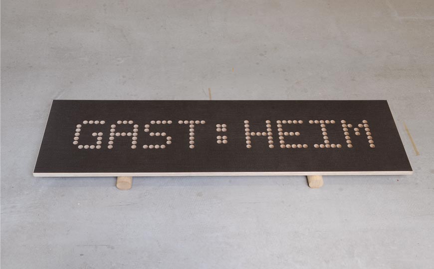 Wackelboard GAST HEIM